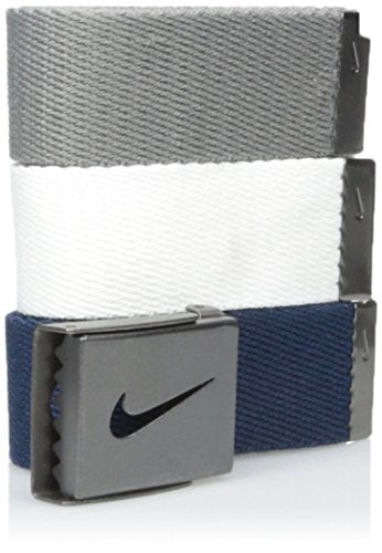 Nike mens 3 Pack Web Belt