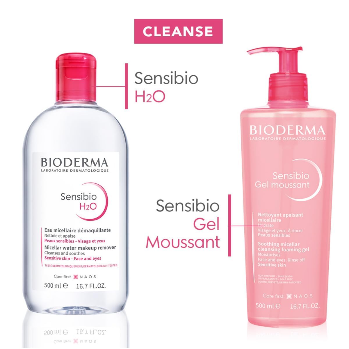 Bioderma Sensibio H2O Micellar Water Cleansing and Make-Up Remover