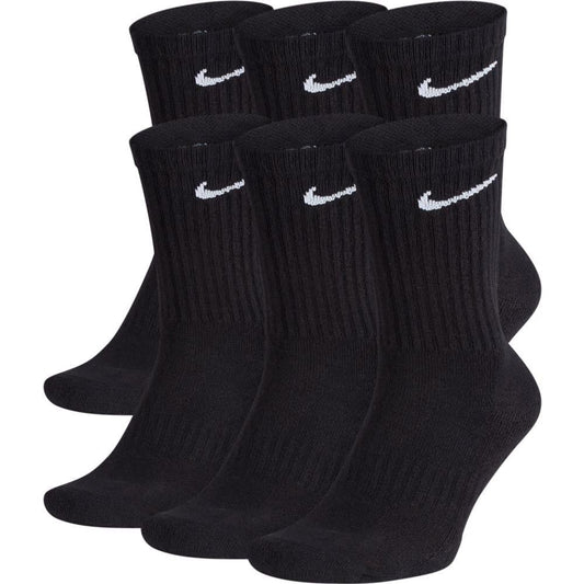 Nike unisex-adult Everyday Cushion Crew 6 Pair BandSocks