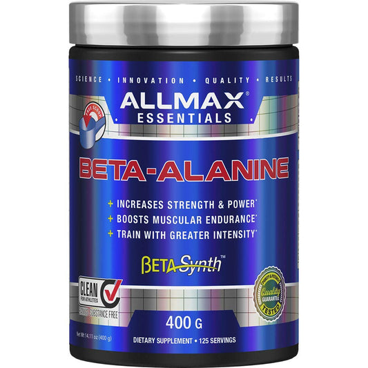 ALLMAX Nutrition - 100% Pure Maximum Strength + Absorption - Beta Alanine - 400 Gram