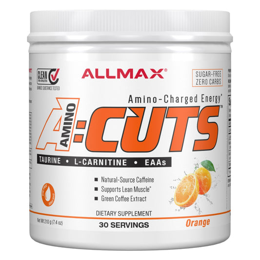 ALLMAX Nutrition ACUTS, Amino-Charged Energy Drink, Arctic Orange, 7.4 oz (210 g)