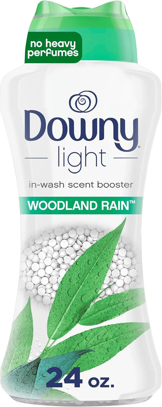 Downy Light Laundry Scent Booster Beads for Washer, Woodland Rain