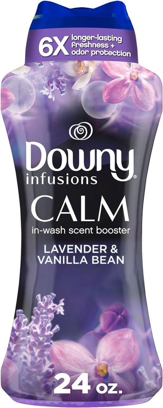 Downy Infusions In-Wash Laundry Scent Booster Beads, CALM, Soothing Lavender and Vanilla Bean