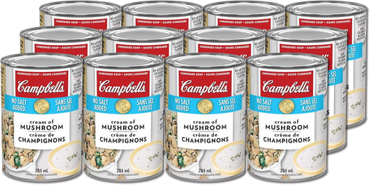 Campbell's Cream of Mushroom Soup, 284ml, 12-Count