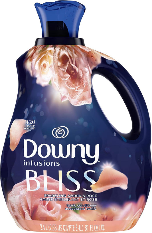 Downy Infusions Fabric Softener Liquid, Bliss, Sparkling Amber & Rose