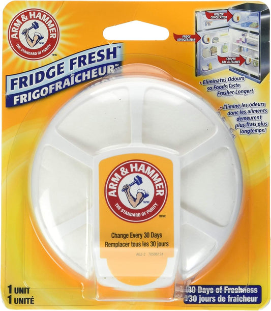 ARM & HAMMER Fridge Fresh Baking Soda Deodorizer, 30 Days of Freshness