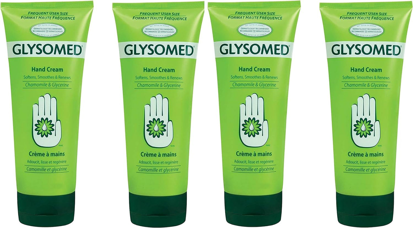 Glysomed Hand Cream Tube, Travel Size - 4 Pack