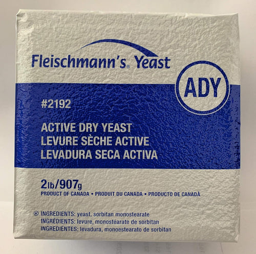 Fleishmanns Yeast 2lb Dry Active Baking Yeast